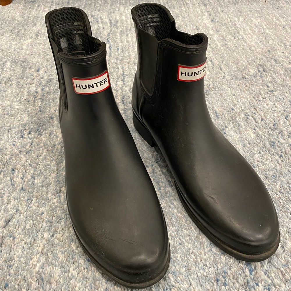 Hunter Rainboots for men - limited edition. Ankle high.